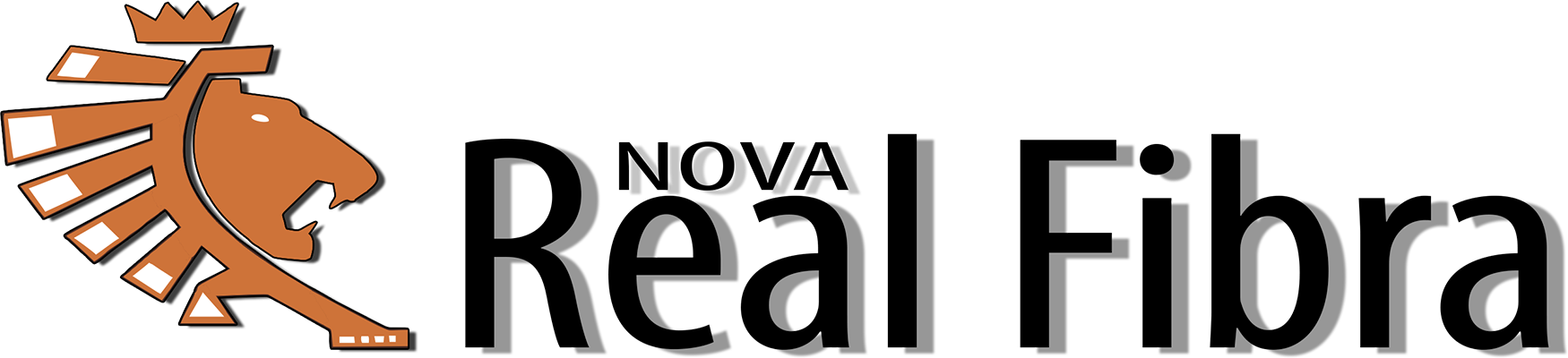 Logotipo da Nova Real Fibra de Jandira-SP